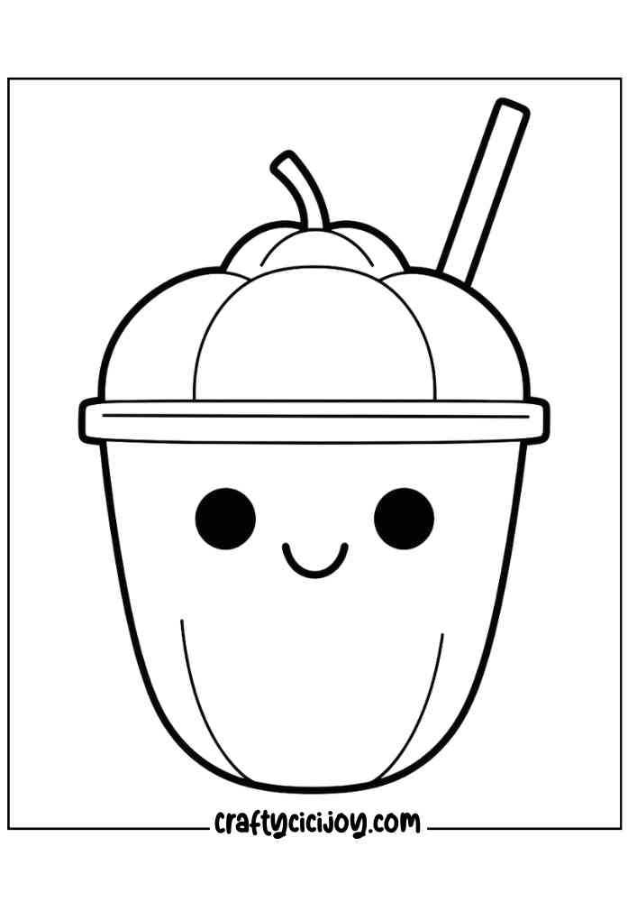 Cute Fall Coloring Pages 50