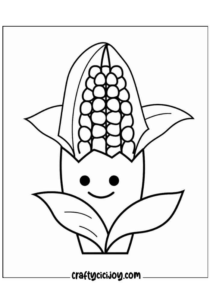 Cute Fall Coloring Pages 53
