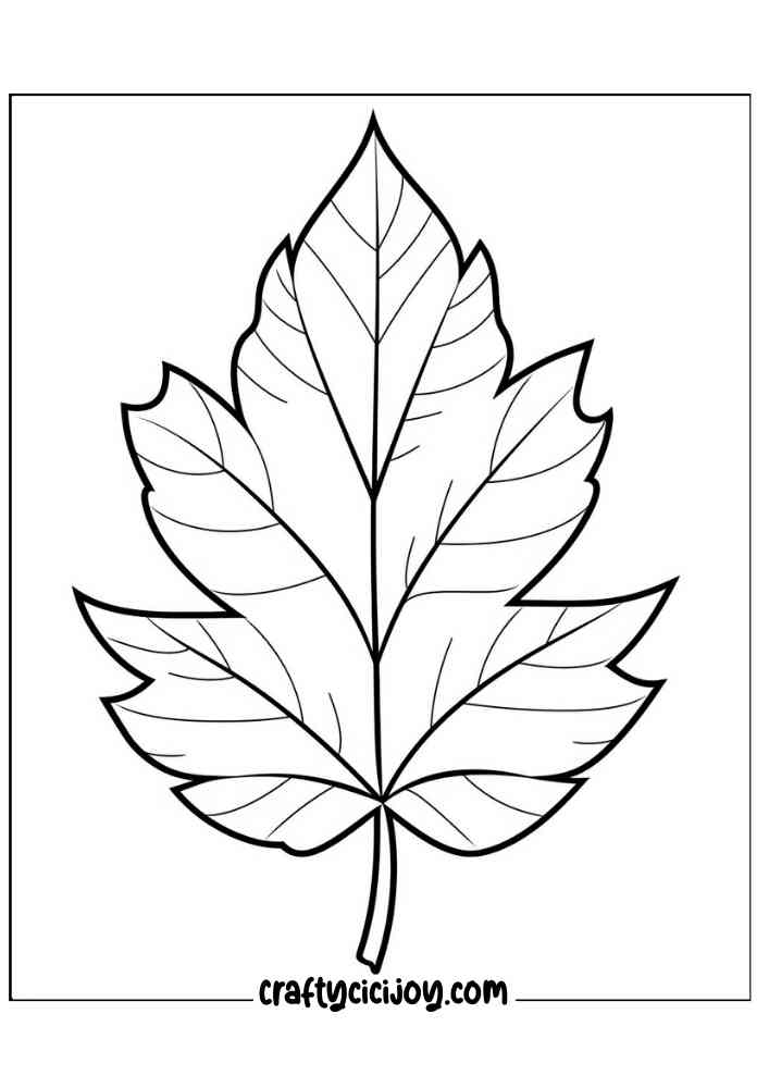 Cute Fall Coloring Pages 6