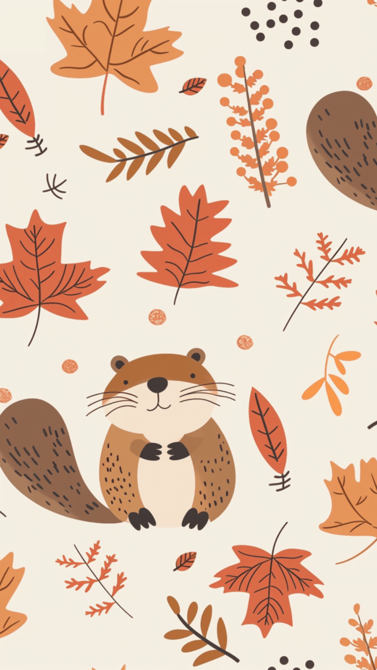 cute-fall-pattern-wallpaper