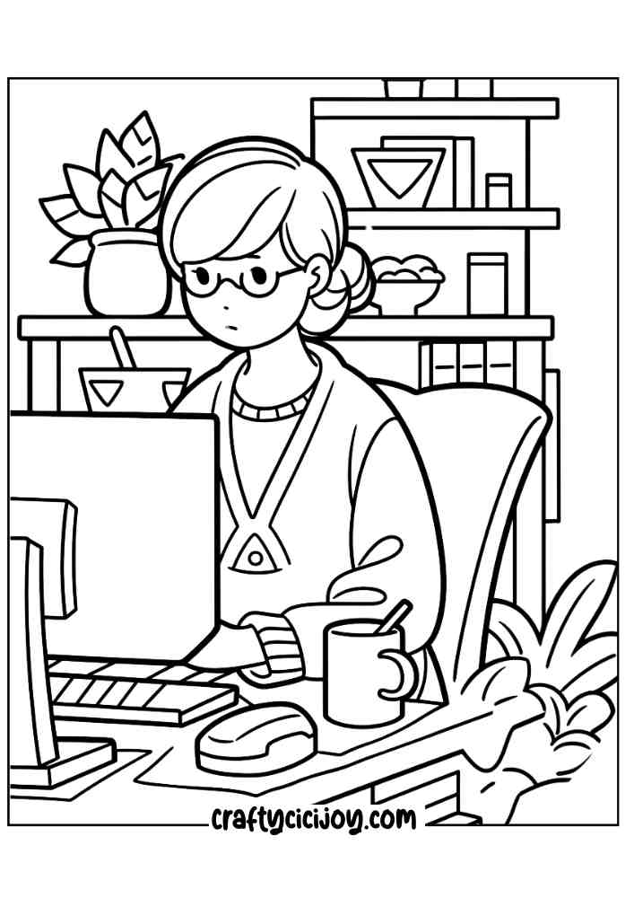 Easy Coloring Pages For Adults 10