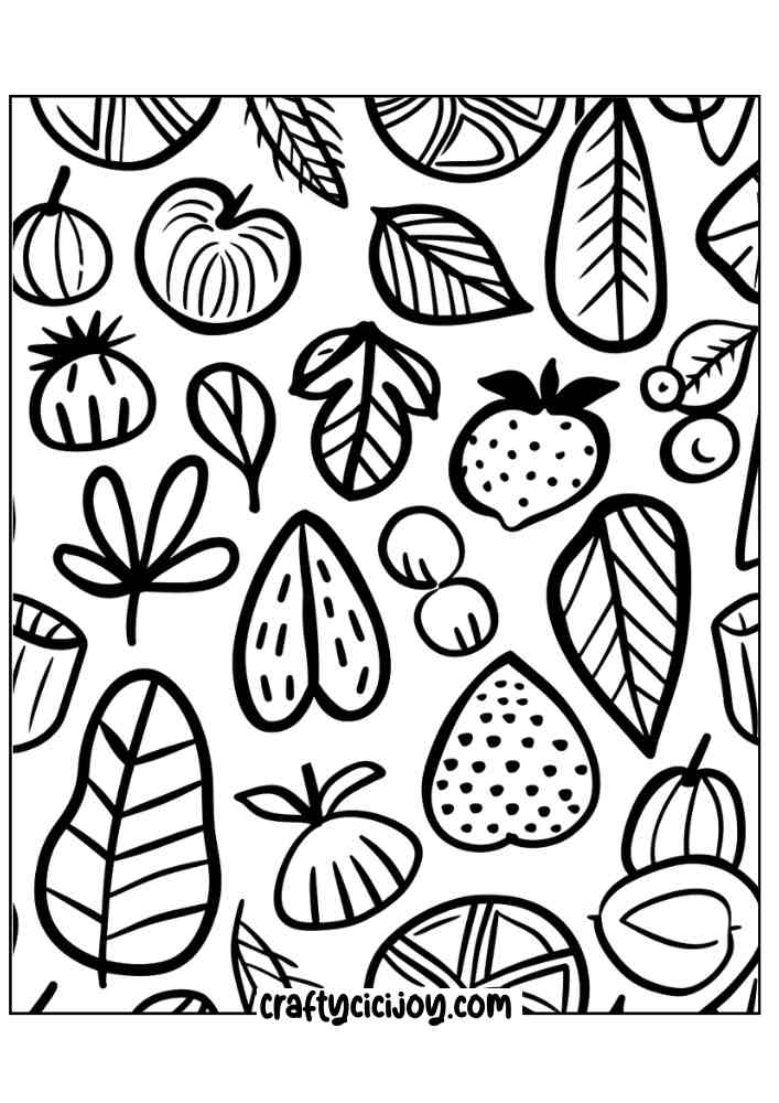 Easy Coloring Pages For Adults 114