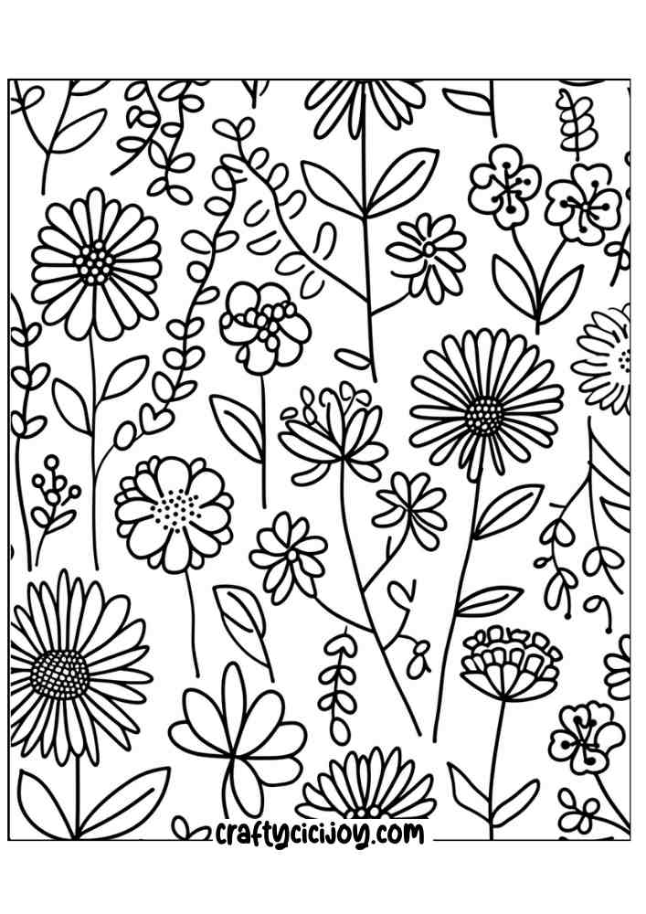 Easy Coloring Pages For Adults 122
