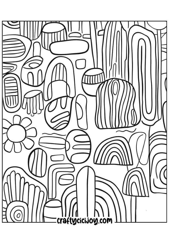 Easy Coloring Pages For Adults 140