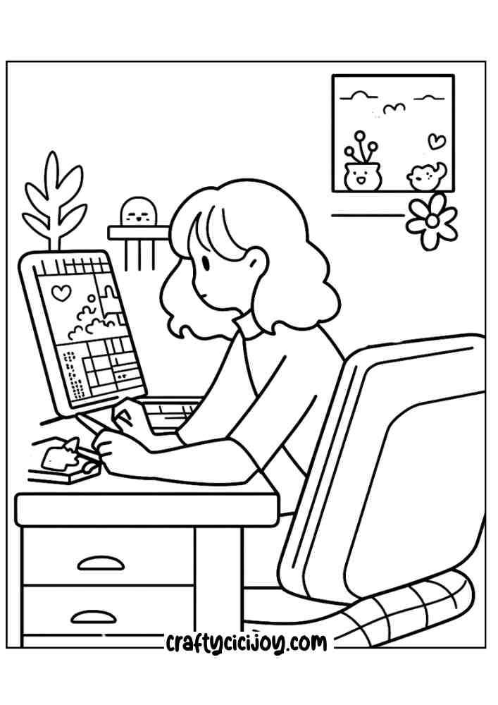 Easy Coloring Pages For Adults 22