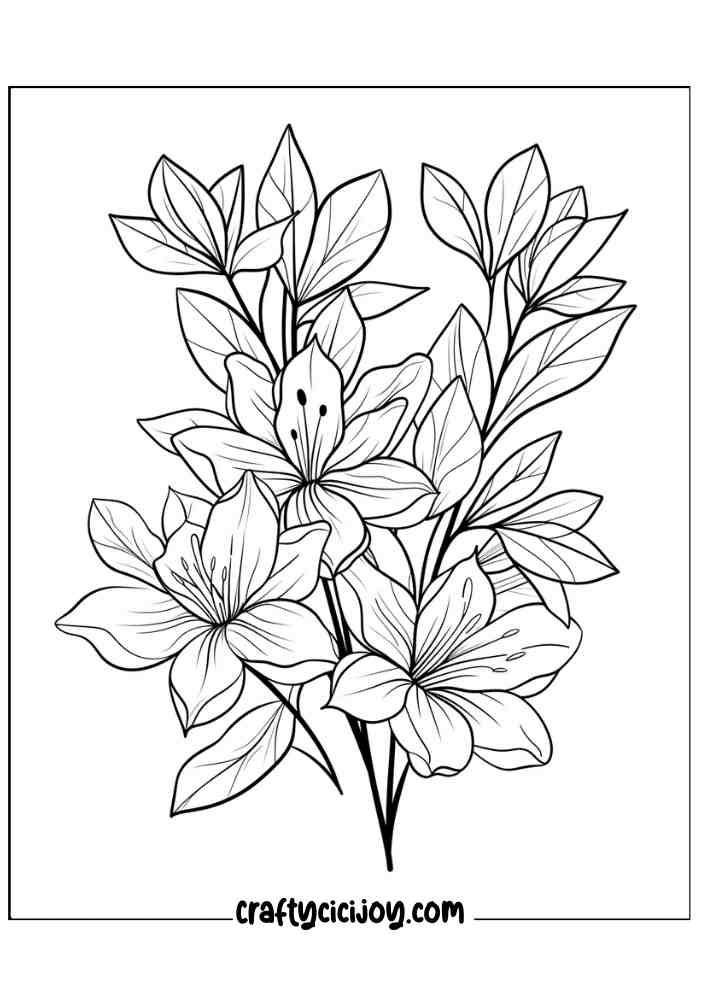 Easy Coloring Pages For Adults 54