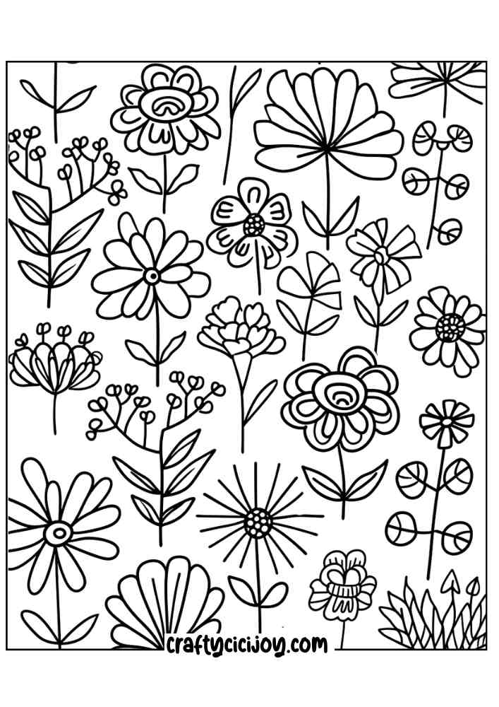 Easy Coloring Pages For Adults 84