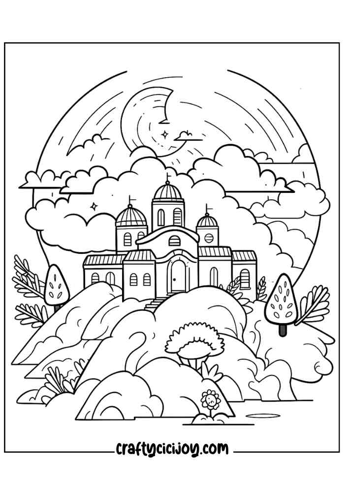 bold coloring page