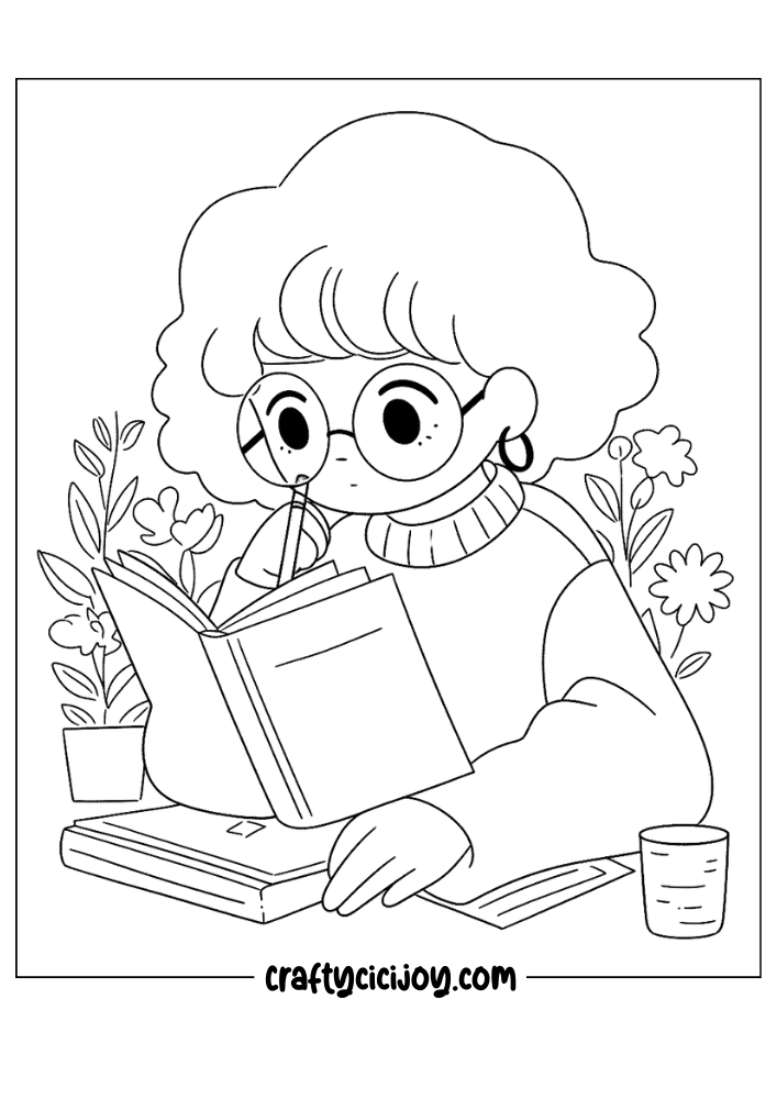 easy coloring page