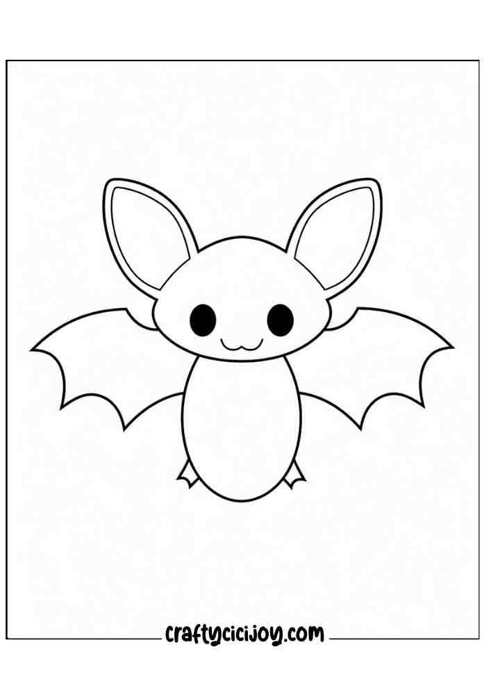Easy Halloween Coloring Pages 13
