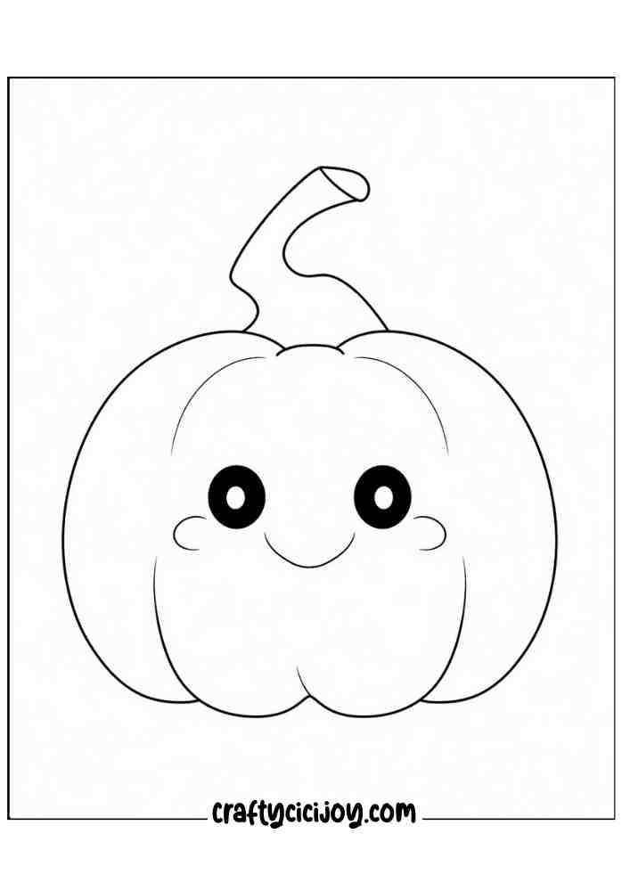 Easy Halloween Coloring Pages 16