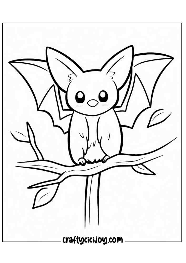 Easy Halloween Coloring Pages 17