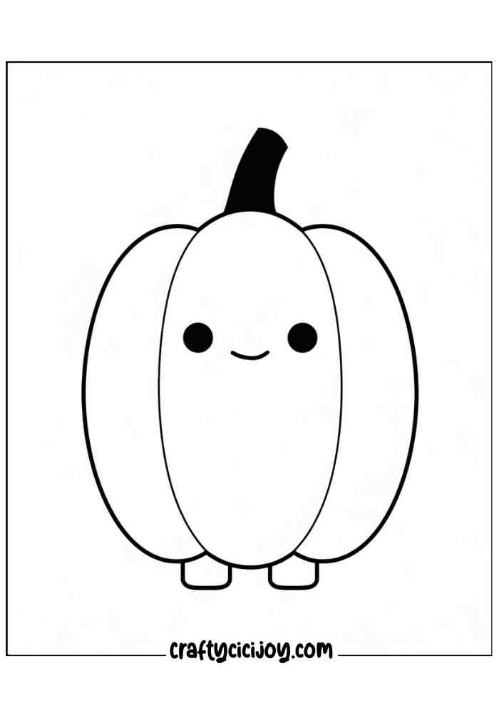 Easy Halloween Coloring Pages 22