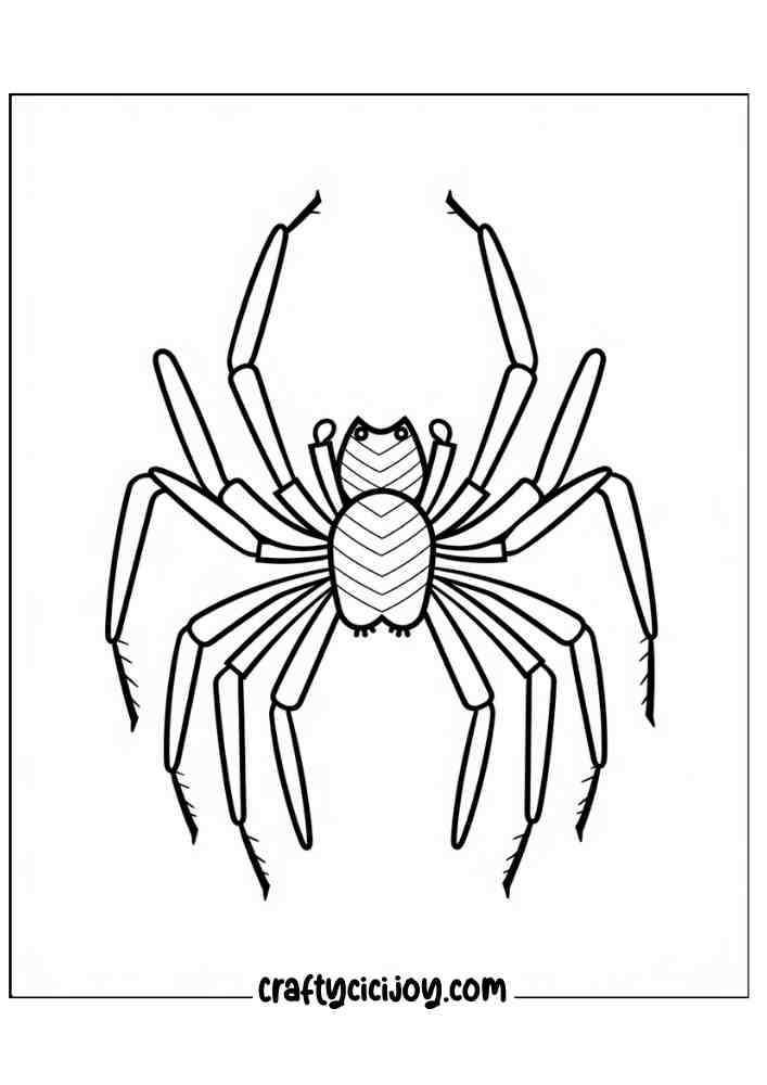Easy Halloween Coloring Pages 28