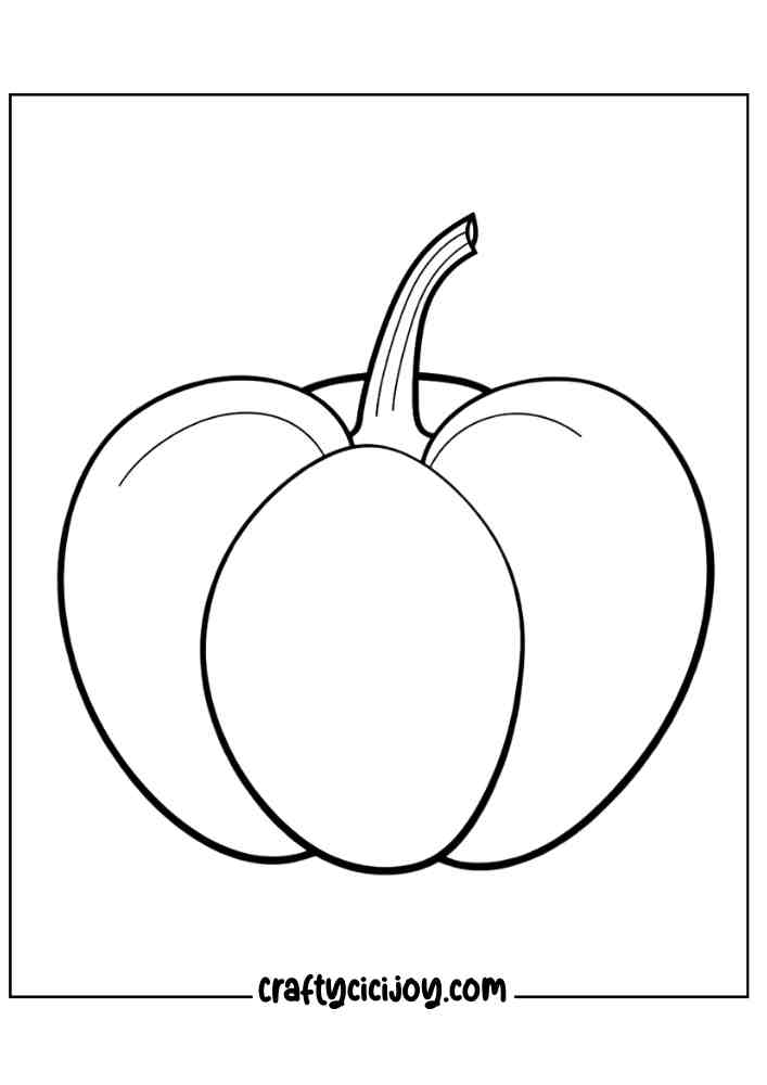 Easy Halloween Coloring Pages 3