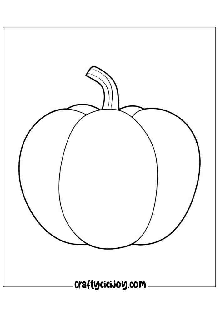 Easy Halloween Coloring Pages 30