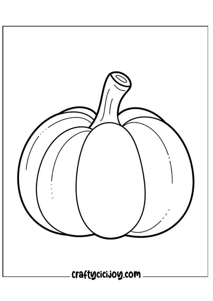 Easy Halloween Coloring Pages 39