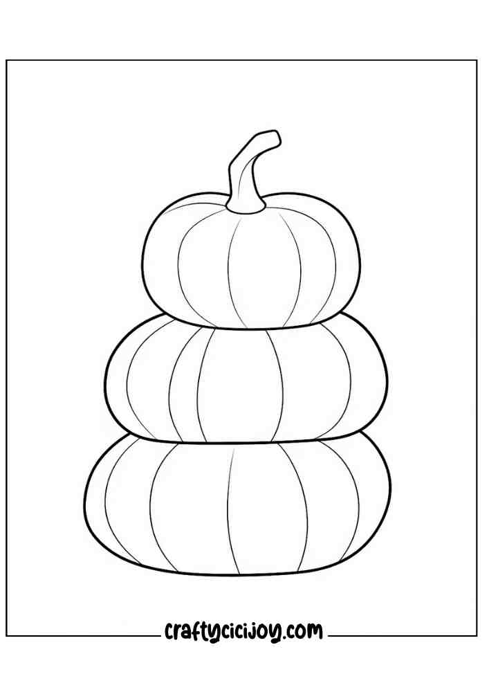 Easy Halloween Coloring Pages 40