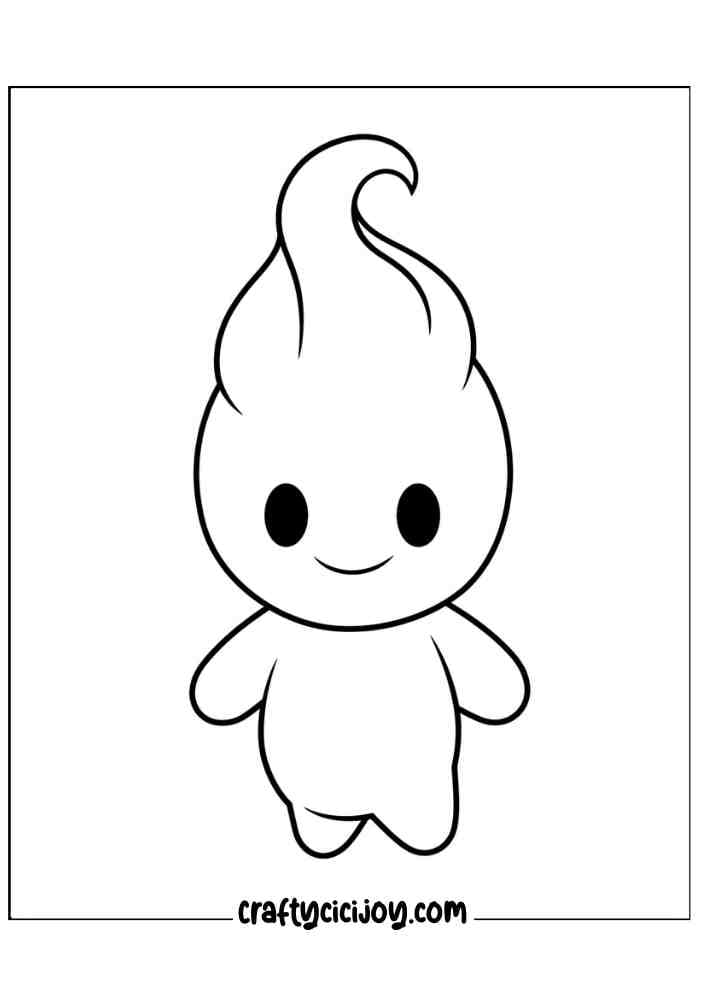 Easy Halloween Coloring Pages 50