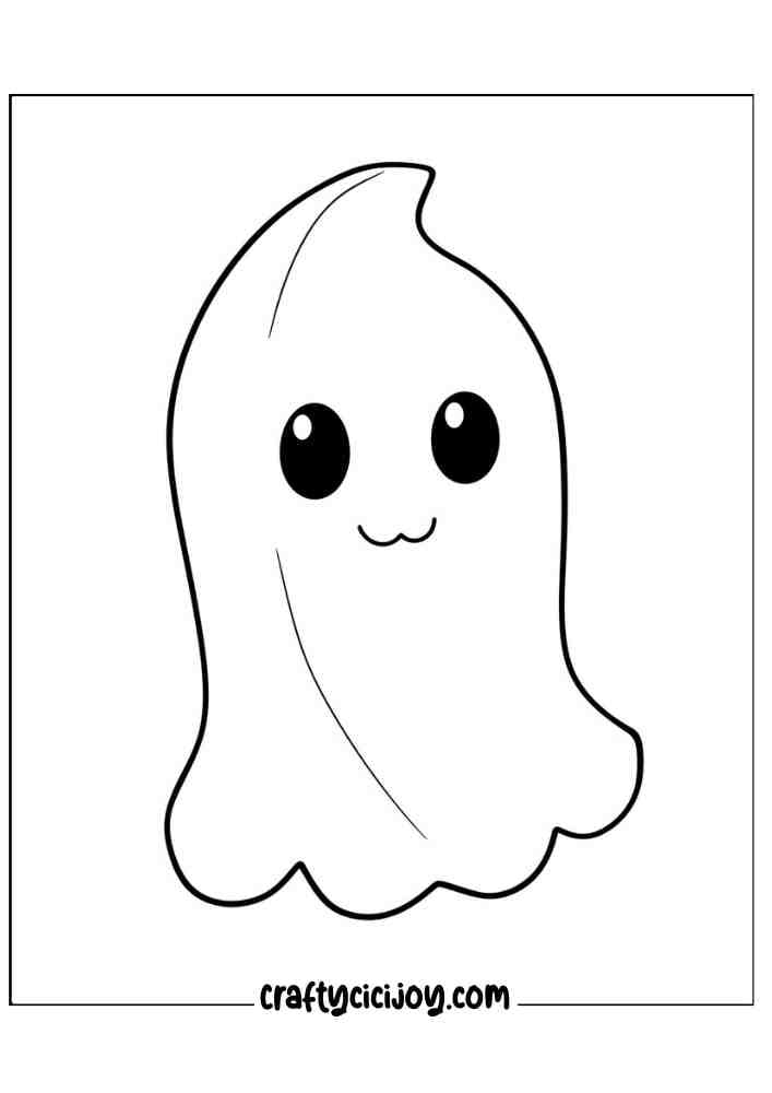 Easy Halloween Coloring Pages 53
