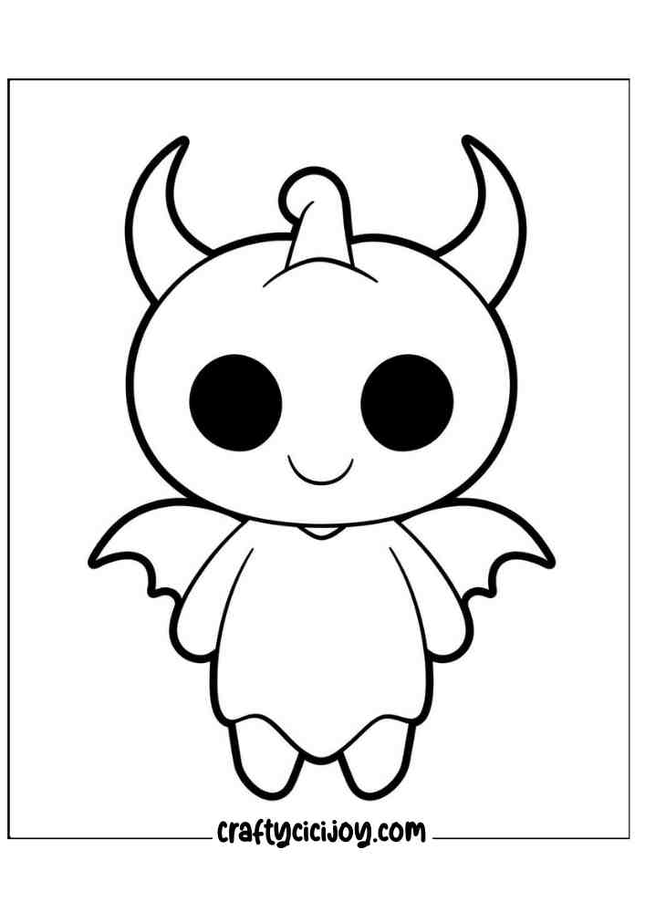 Easy Halloween Coloring Pages 58