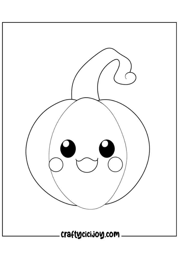 Easy Halloween Coloring Pages 62