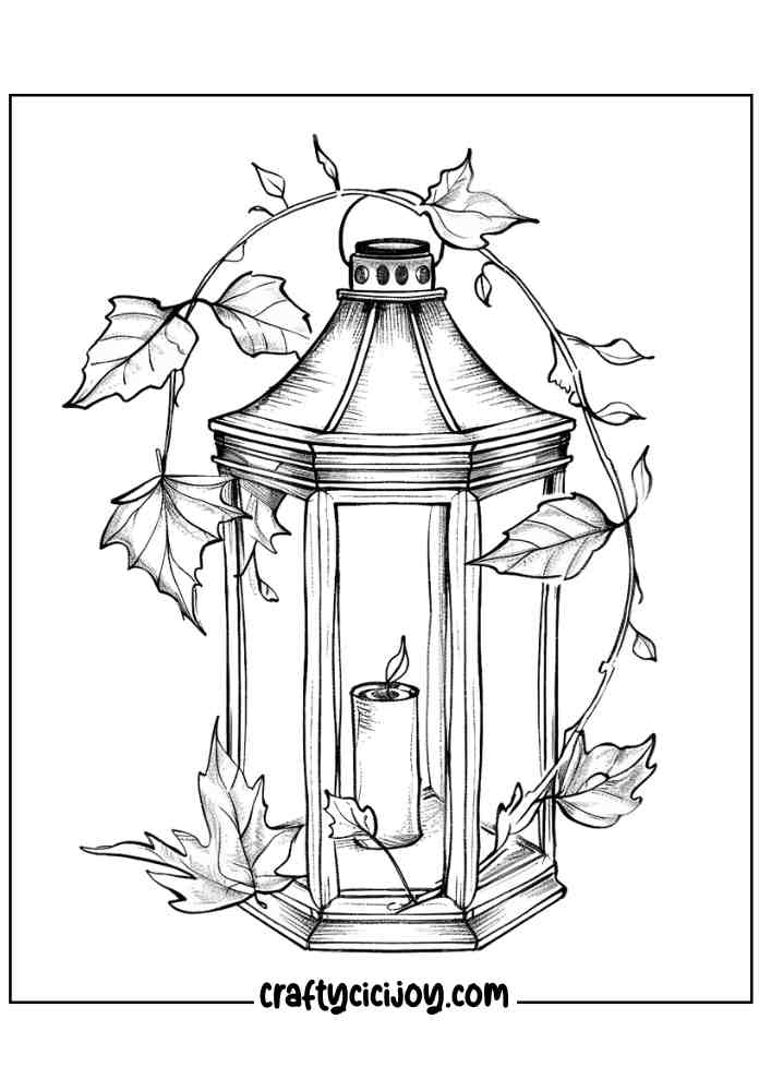 Fall Coloring Pages For Adults 1