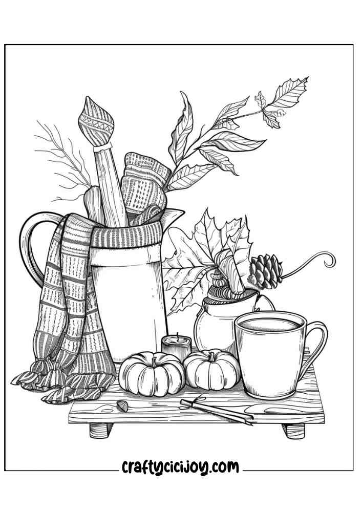 Fall Coloring Pages For Adults 11
