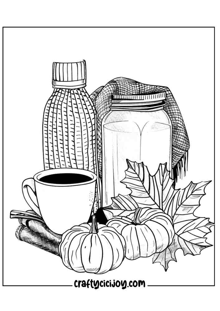 Fall Coloring Pages For Adults 13