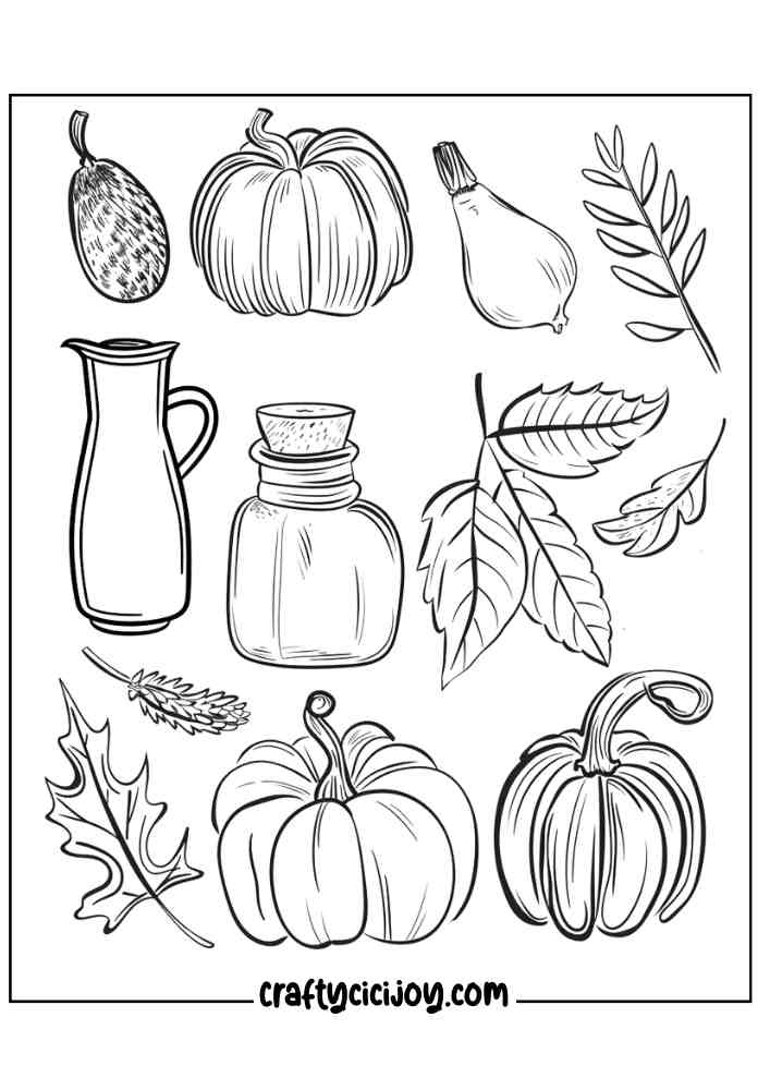 Fall Coloring Pages For Adults 22