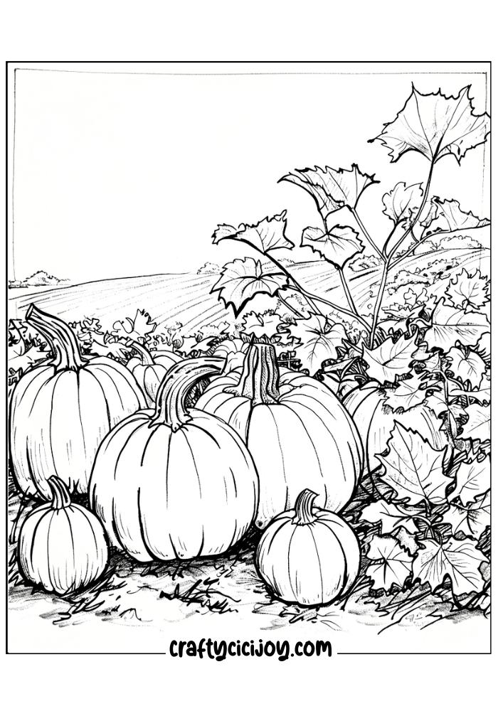pumpkins-coloring-page