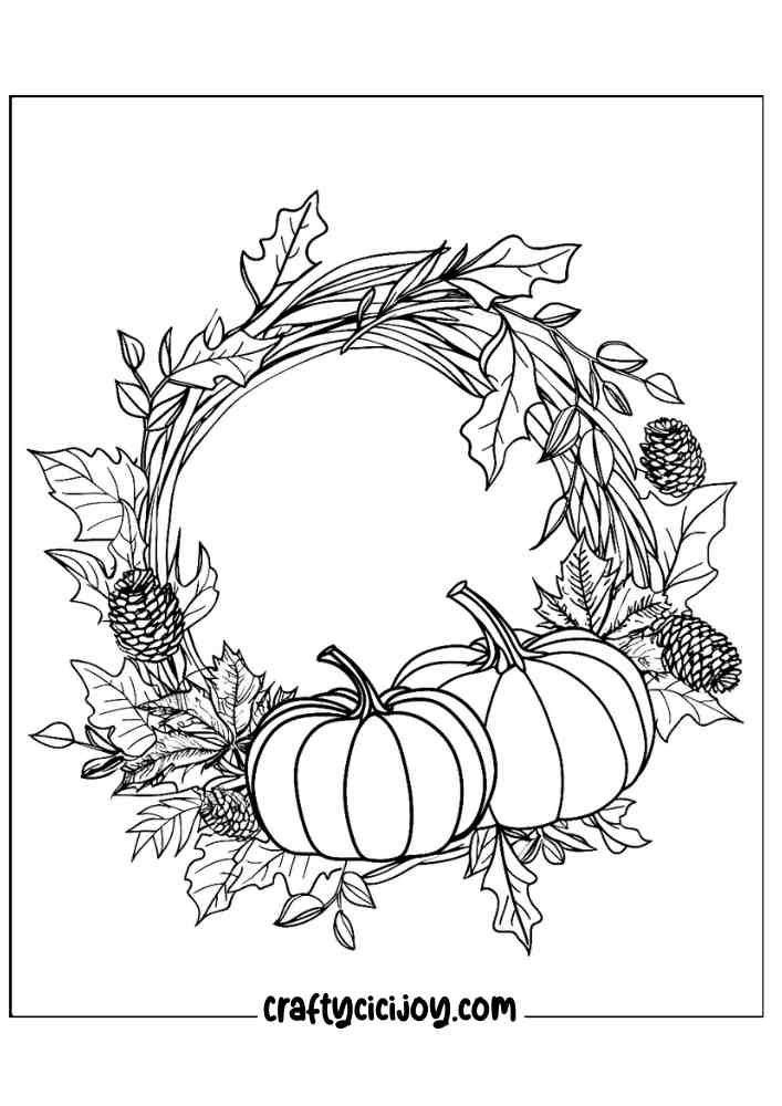 Fall Coloring Pages For Adults 33