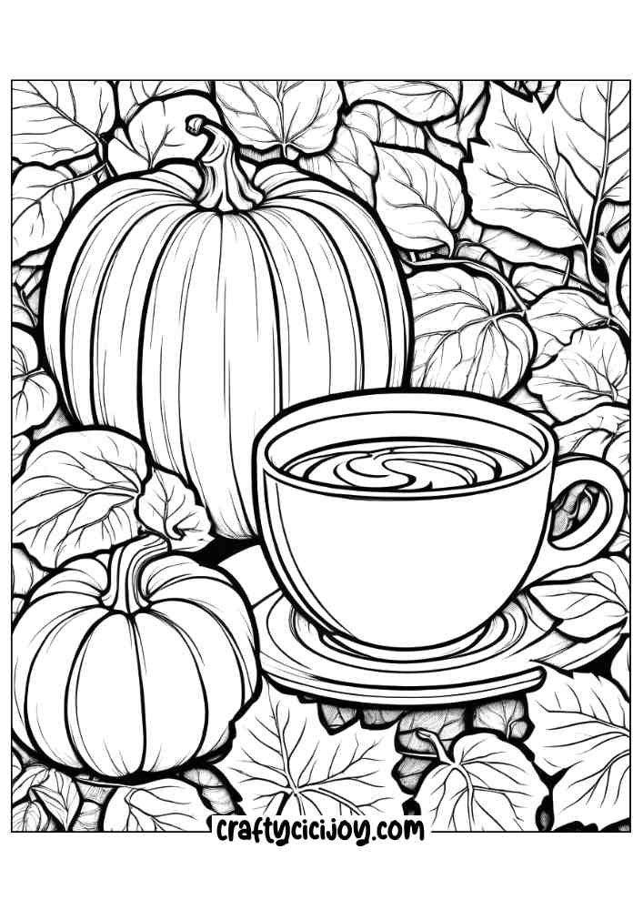 Fall Coloring Pages For Adults 38 1