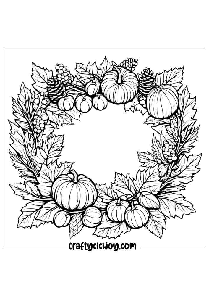 Fall Coloring Pages For Adults 4 1
