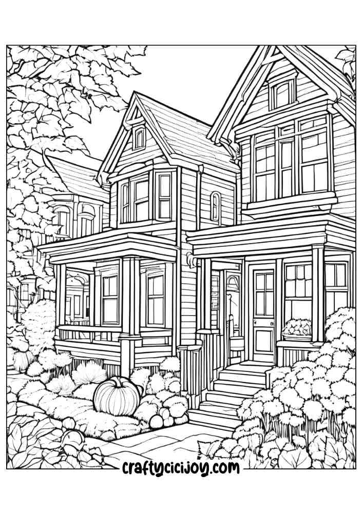 Fall Coloring Pages For Adults 42 1