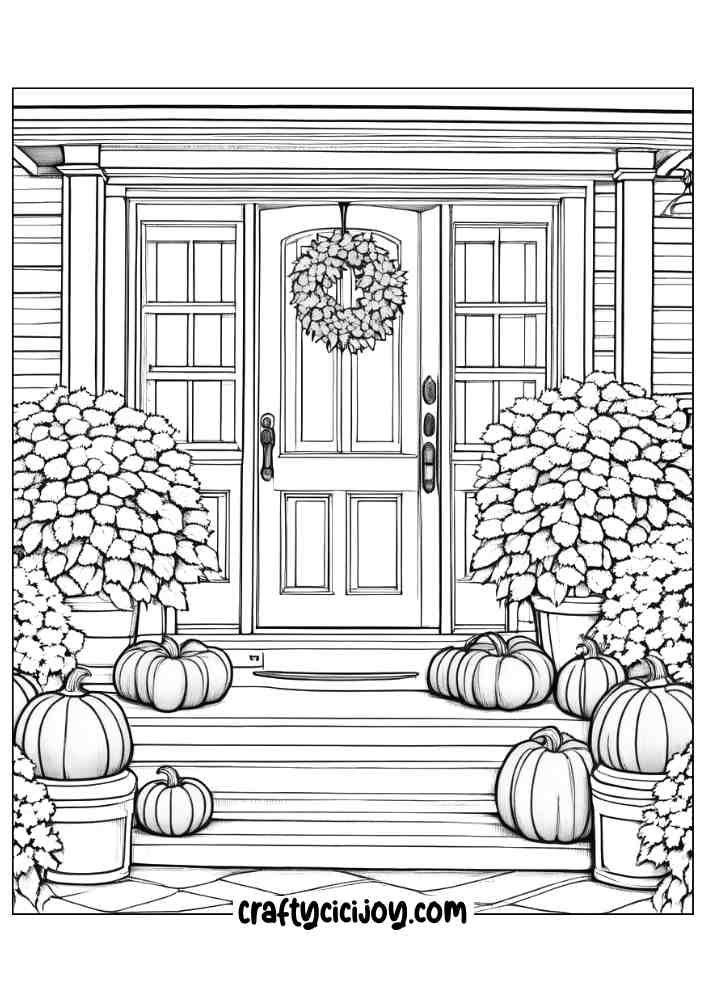 Fall Coloring Pages For Adults 49 1