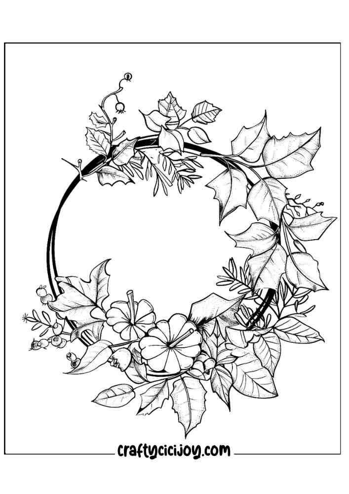 Fall Coloring Pages For Adults 58