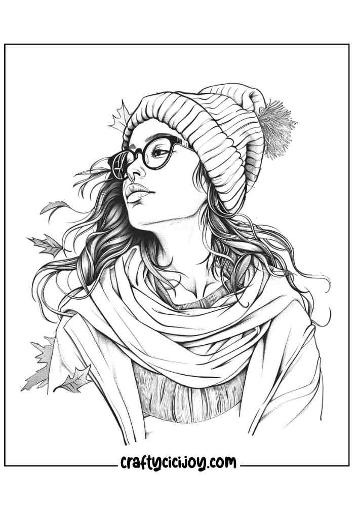 Fall Coloring Pages For Adults 69