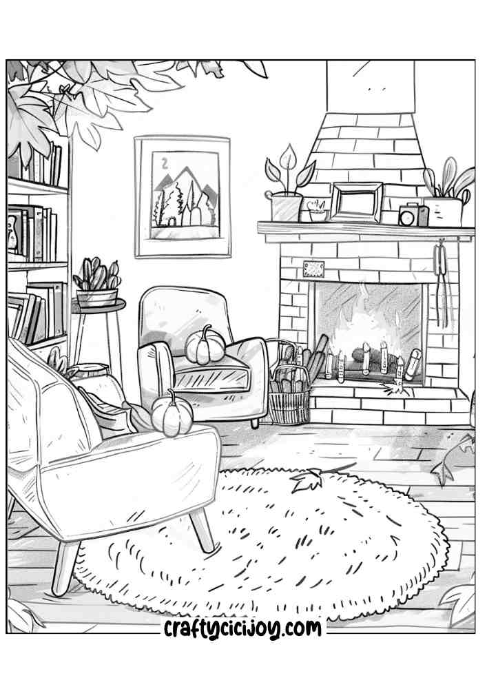 Fall Coloring Pages For Adults 83