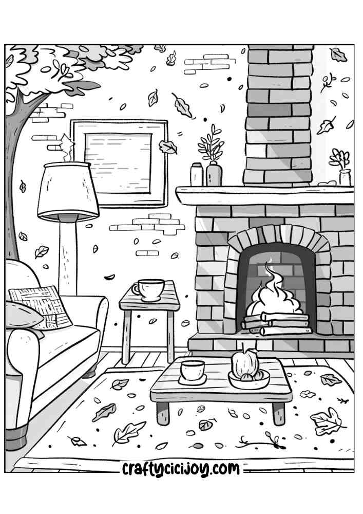 Fall Coloring Pages For Adults 84