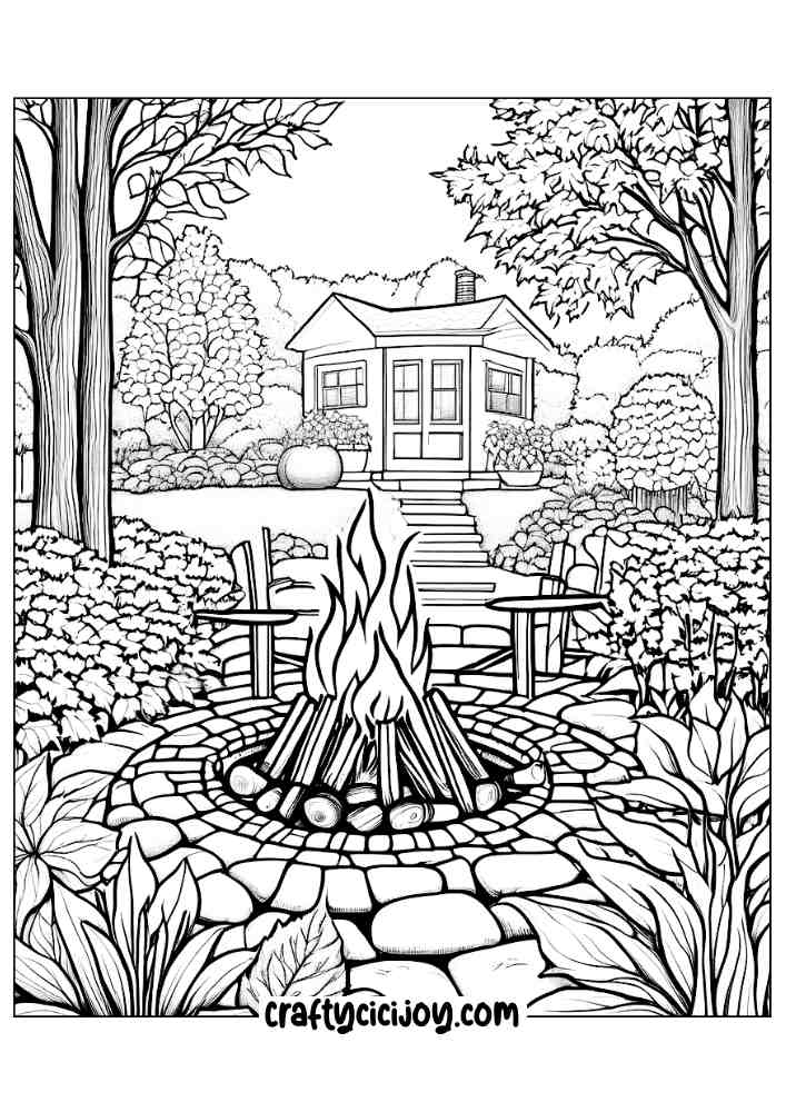 Fall Coloring Pages For Adults 9 1