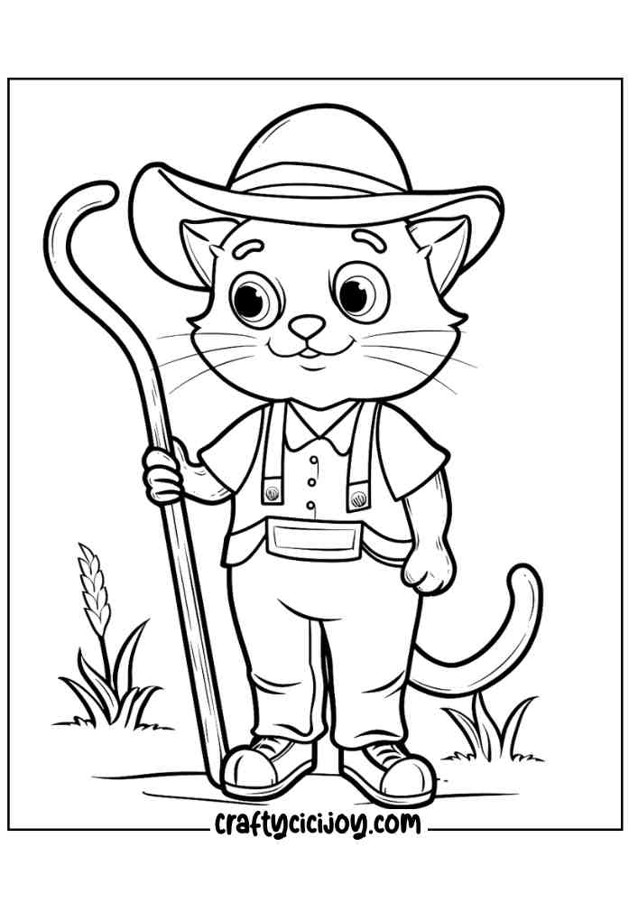 Fall Kids Coloring Pages 5