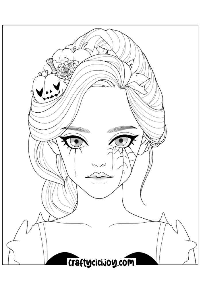 Halloween Coloring Pages For Adults 13