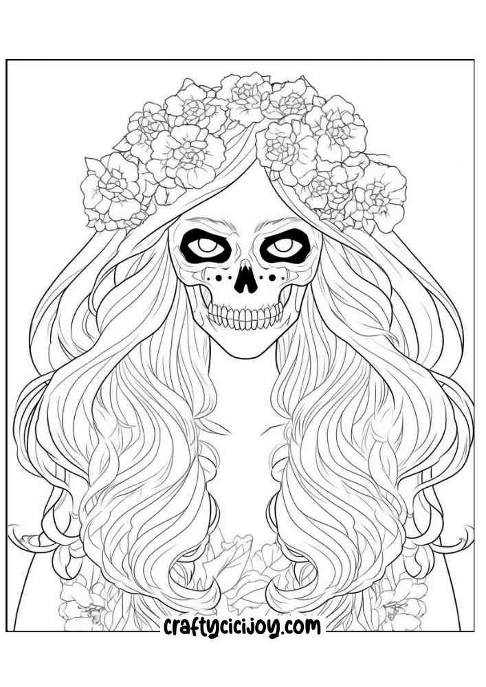 Halloween Coloring Pages For Adults 17