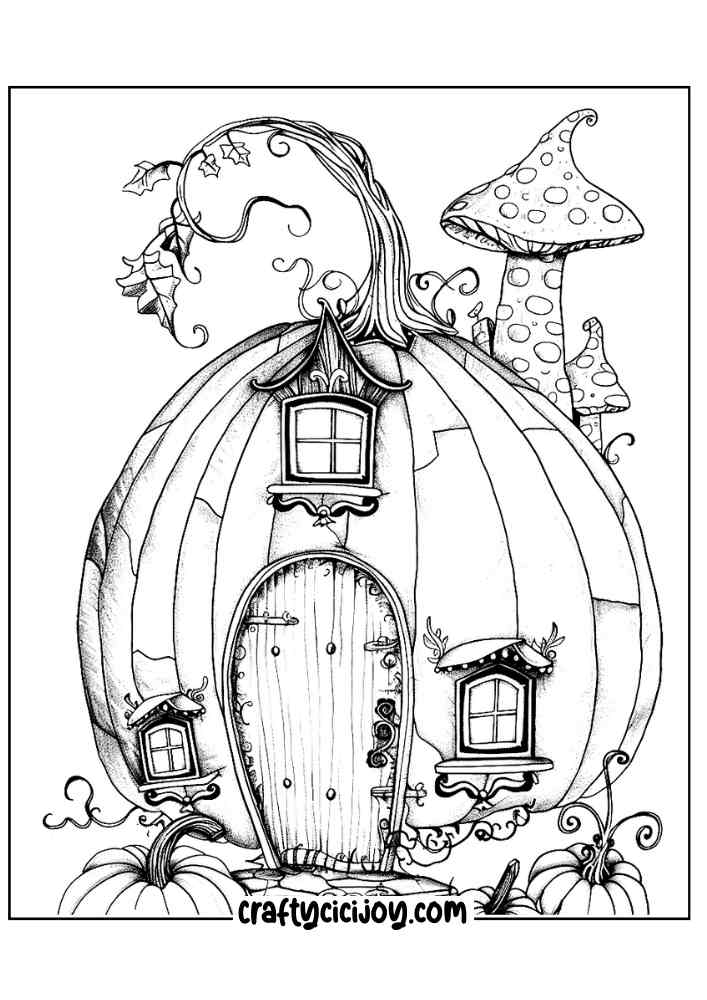 Halloween Coloring Pages For Adults 28