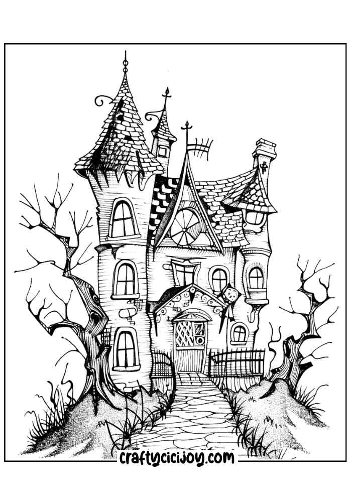 Halloween Coloring Pages For Adults 29