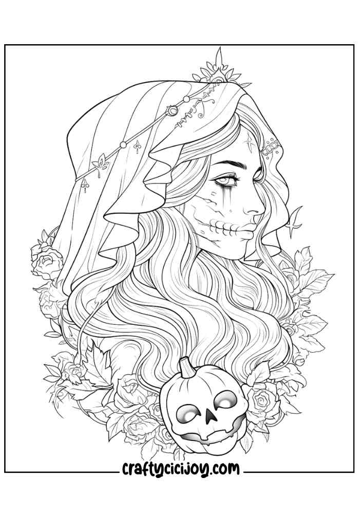 Halloween Coloring Pages For Adults 33