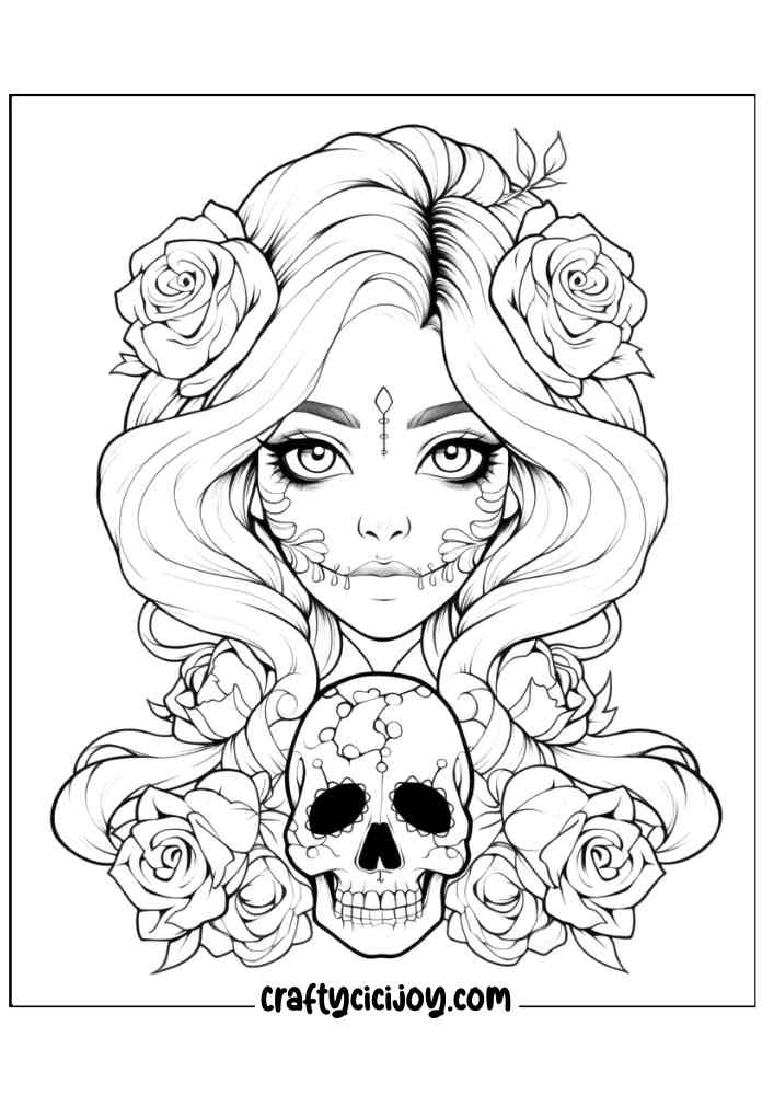 Halloween Coloring Pages For Adults 38