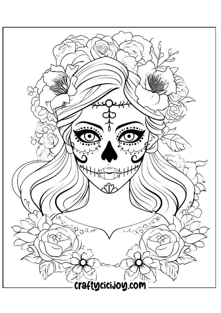 Halloween Coloring Pages For Adults 4