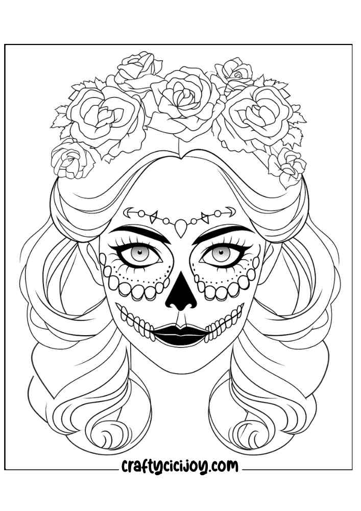Halloween Coloring Pages For Adults 8